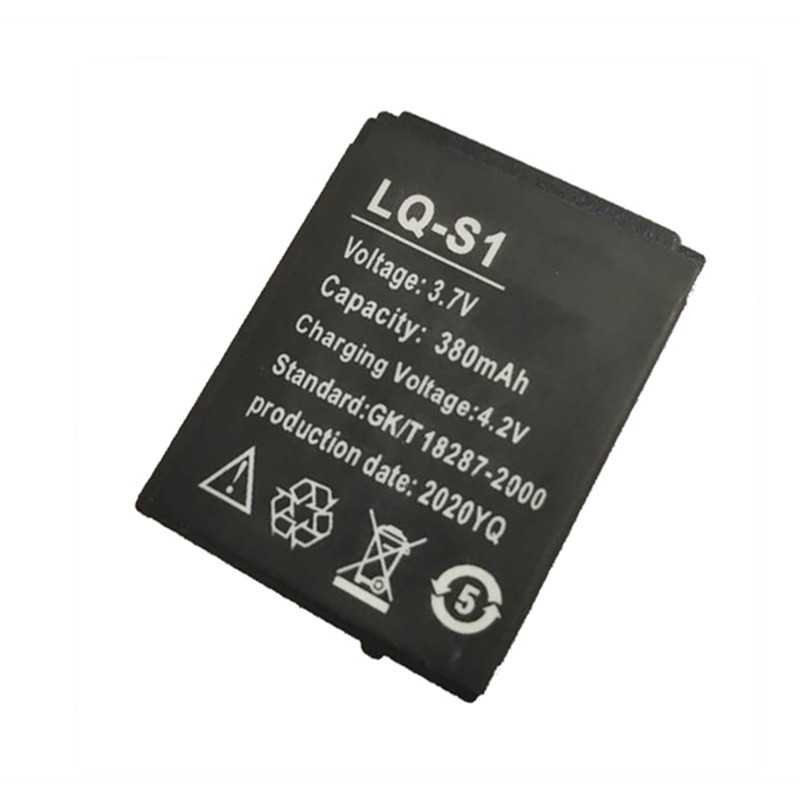 Watch V8 - 1-4 pz LQ-S1 3.7V 380mAh batteria