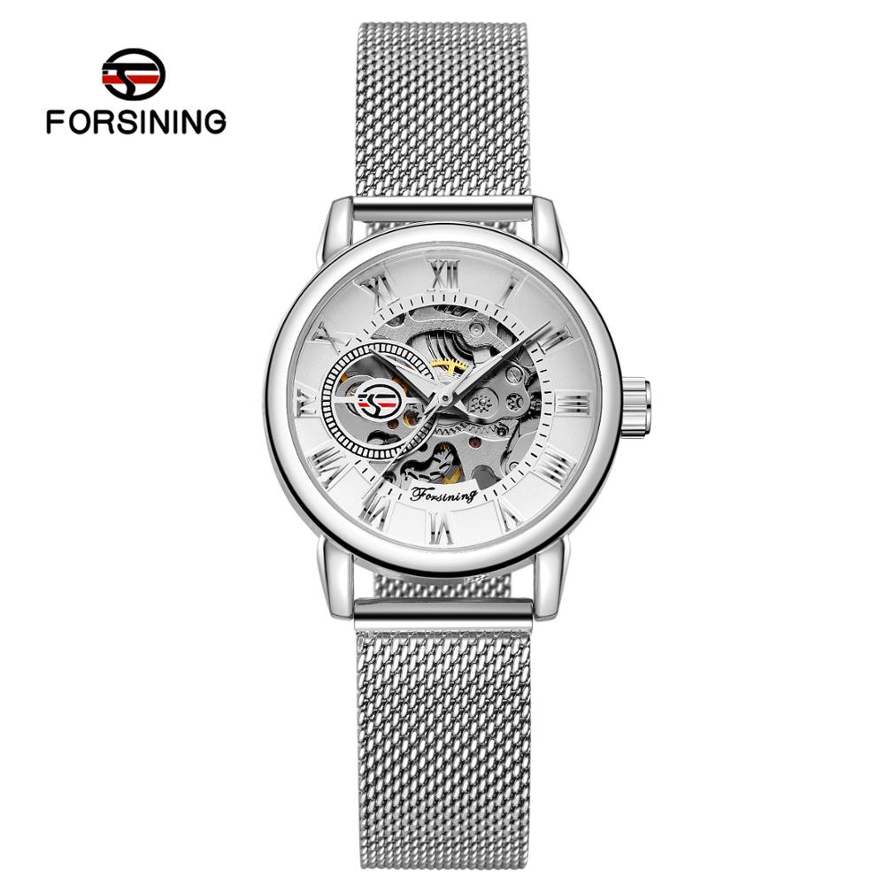 Mesh Stainless Strap - Reloj Mujer FORSINING Orologio da donna