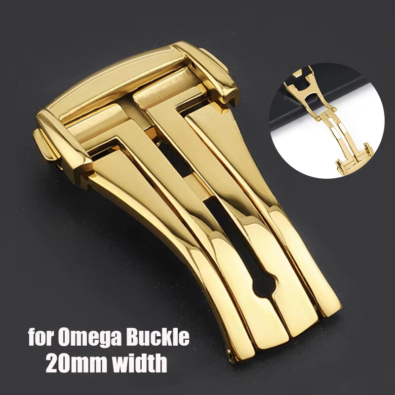 Watches Omega - Fibbie Pieghevoli Lucidate per Orologi, Chiusure