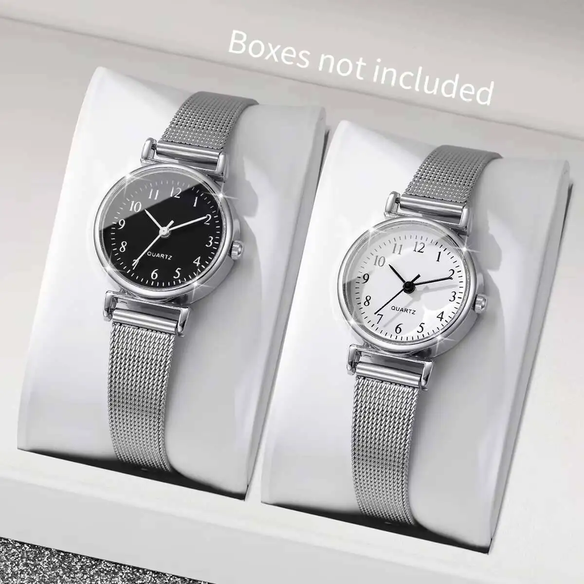 Mesh Stainless Strap - 1/2 pezzi di orologi da donna