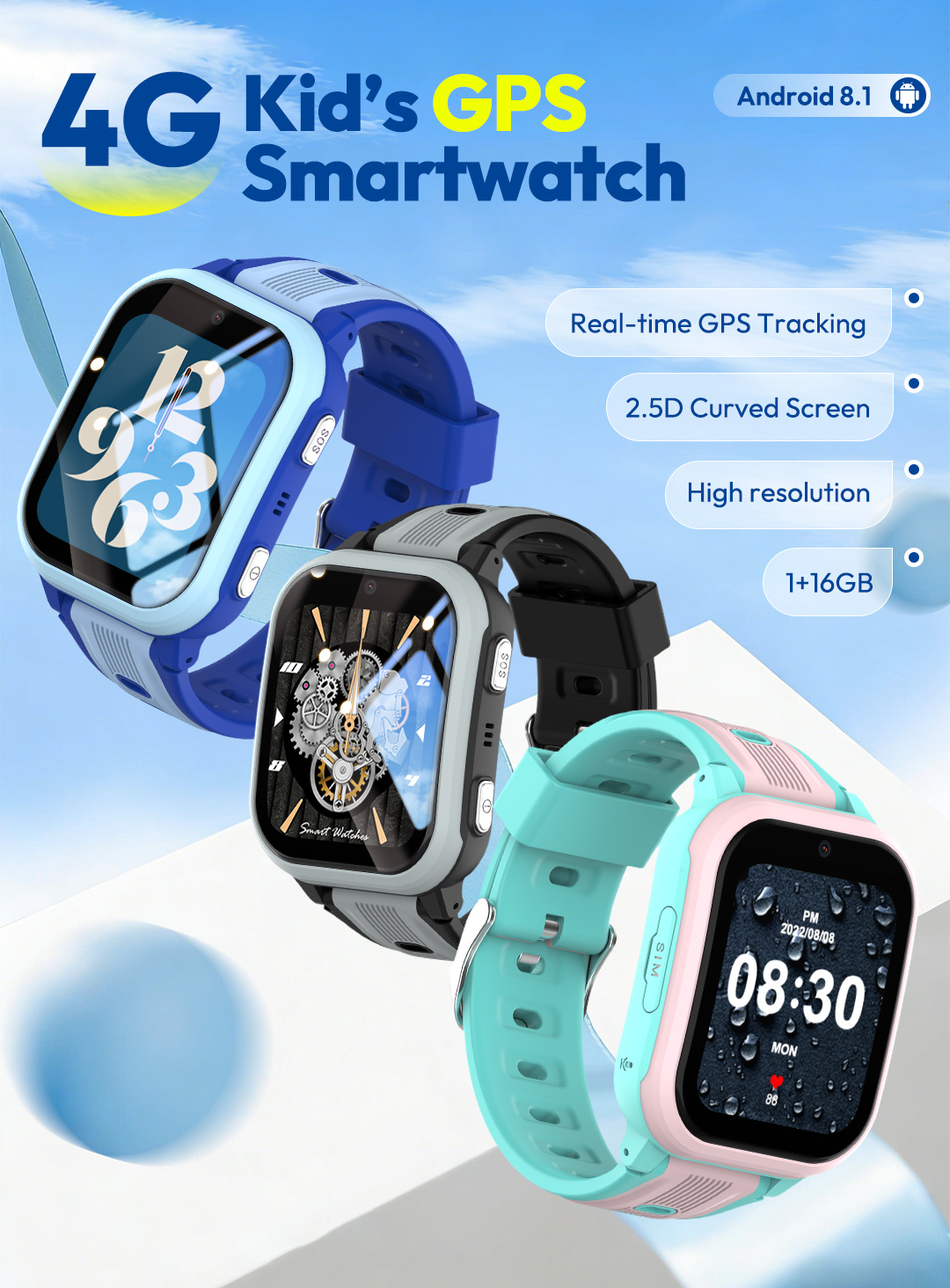 Wonlex Smartwatch 4G per Bambi - Smartwatch Watches For Kids With Gps recensione e prezzo