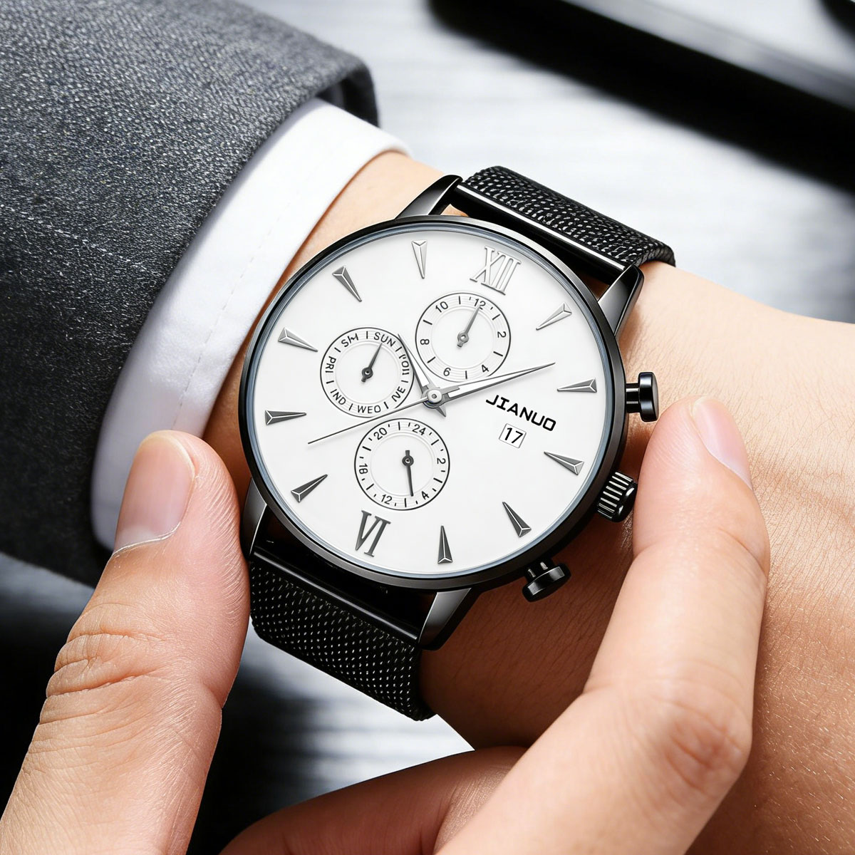 Orologio da Polso da Uomo alla - Mesh Stainless Strap recensione e prezzo