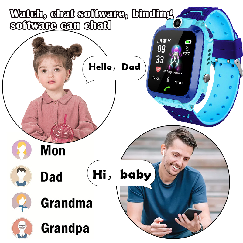 Q12B Smartwatch per Bambini co - Smartwatch Watches For Kid Boy Waterproof recensione e prezzo