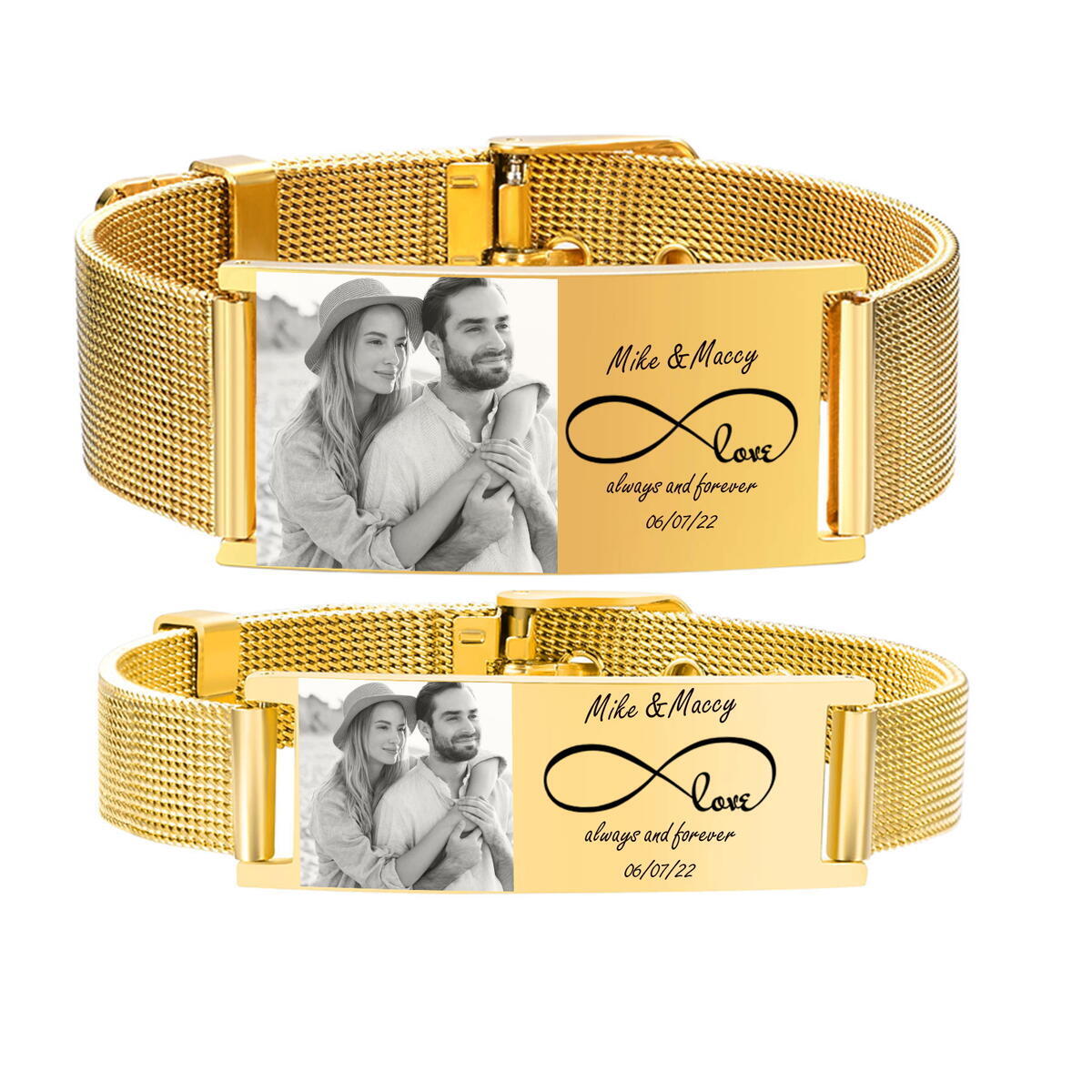 Bracciale ID personalizzato pe - Mesh Stainless Strap recensione e prezzo