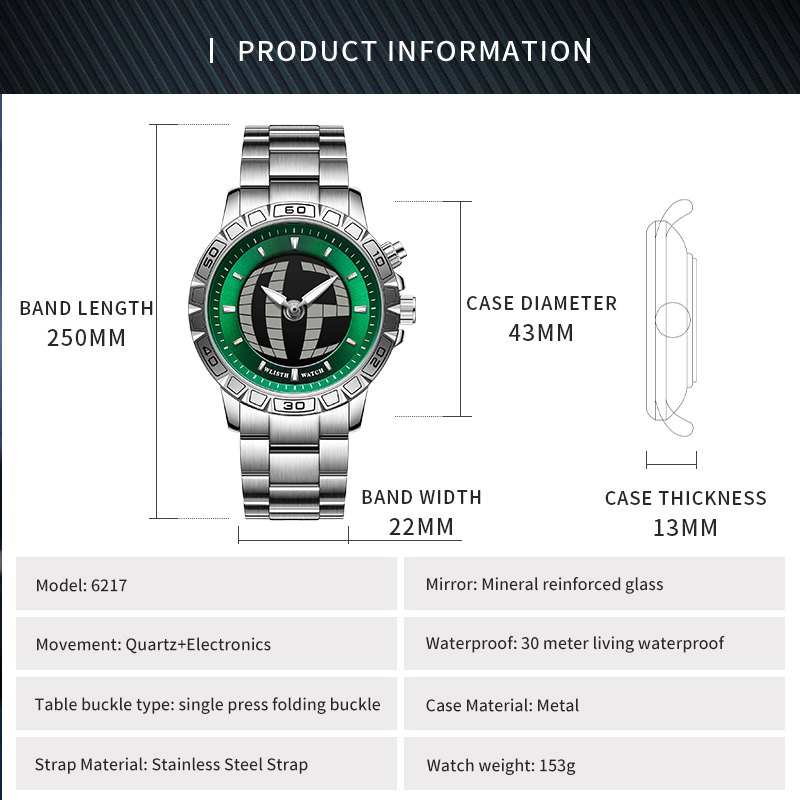 Orologio da uomo di lusso, dig - Smartwatch Casual Watches For Men recensione e prezzo