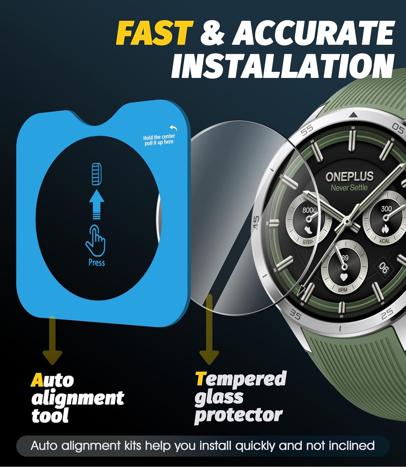 Vetro temperato per installazi - Smartwatch Oneplus Watches recensione e prezzo